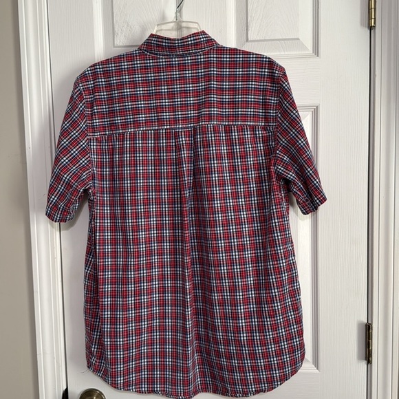Chaps Men’s Easy Care Short Sleeve Button Down shirt - Size M - Picture 2 of 3